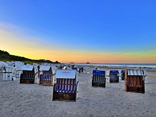 Strand mit Strandkörben
