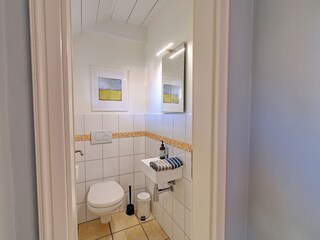 Gäste WC im Erdgeschoß