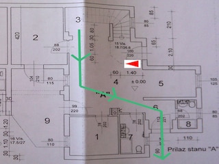 Grundriss der Ferienwohnung Mozart