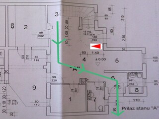 Vakantieappartement Porec Grondplan 21