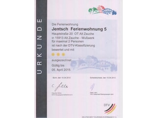 Ferienwohnung Alt Zauche Dokument 4