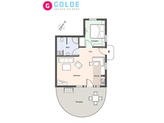 Apartment St. Peter-Ording Grundriss 22