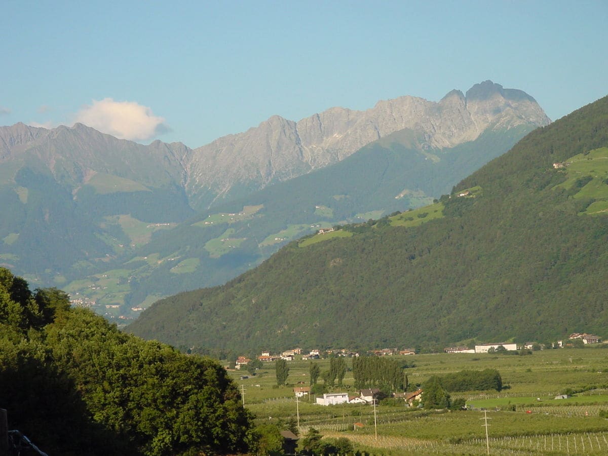 Blick auf Schenna bei Meran