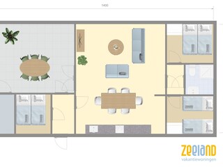 Casa per le vacanze Brouwershaven Pianta del piano 26