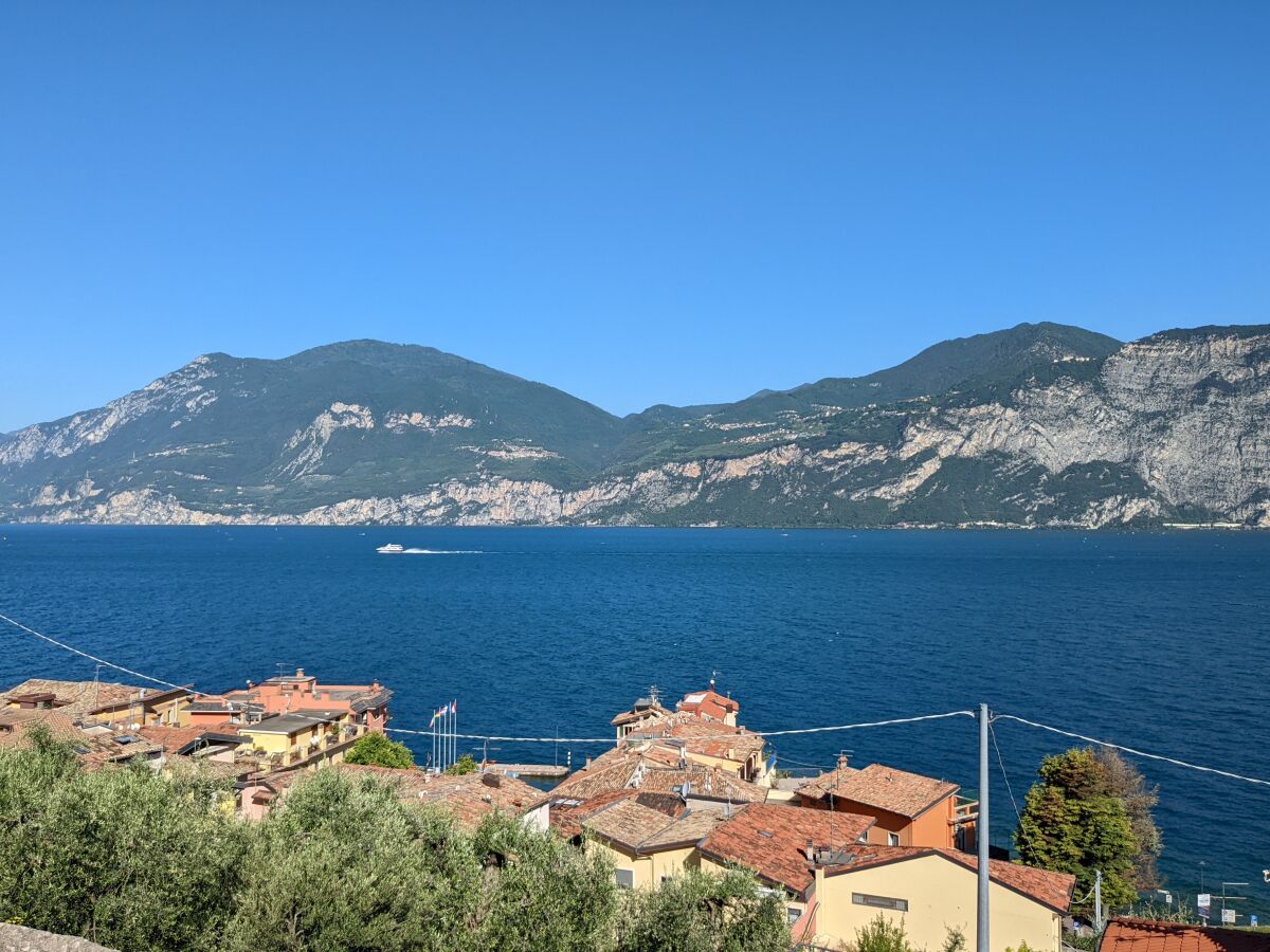 Amazing lake view from terrace down to the harbour