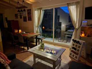 gemütliche Abendatmosphäre