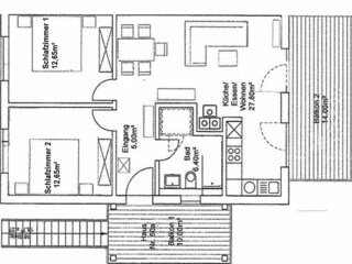 Holiday apartment Olpenitz Floor Plan 68