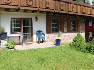 Schöne, ruhige Terrasse