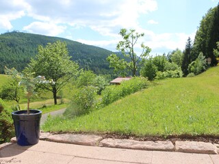 Ruhige Terrasse