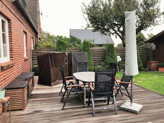 Terrasse mit Möbel