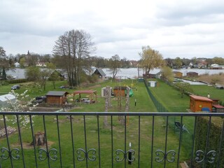 Blick vom Balkon