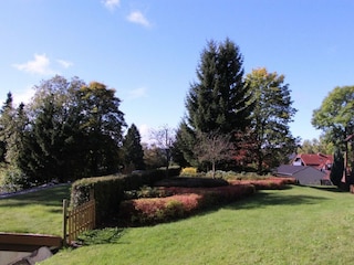 Blick vom Balkon