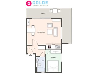 Apartment St. Peter-Ording Grundriss 16
