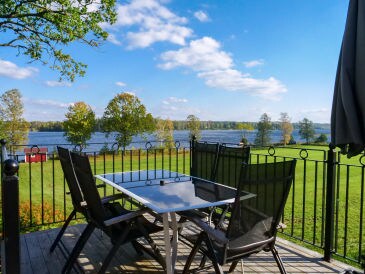 Ferienhaus Noen am See für Angler mit Boot und Sauna