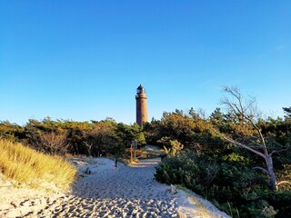 Leuchtturm Darßer Ort Anfang Januar 2019