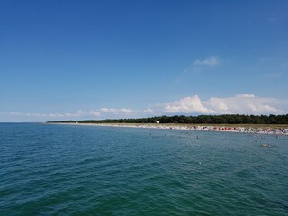 Nordstrand Prerow Blick von der Seebrücke