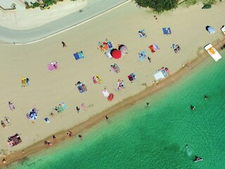 Sandy beach of Medulin