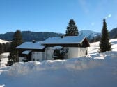 Blick von der Terrasse im Winter 2017