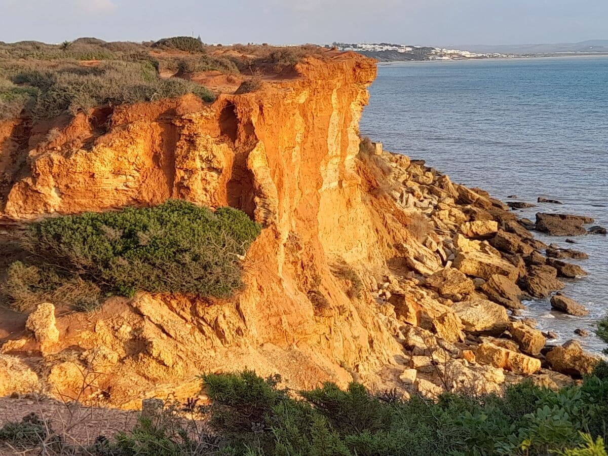 Klippen im Abendrot bei Roche