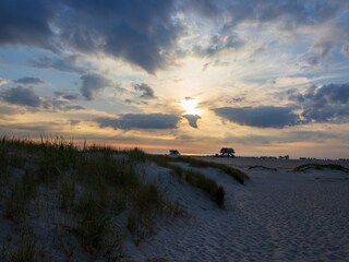 Strandspaziergänge im Abendlicht