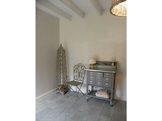 Details zum Schlafzimmer im Erdgeschoss