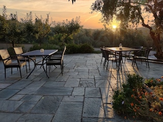 Outdoor area of Villa Athina