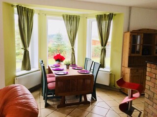 Essecke im Wohnbereich