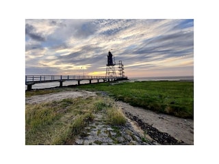 Schönes Ausflugsziel Leuchtturm Obereversand