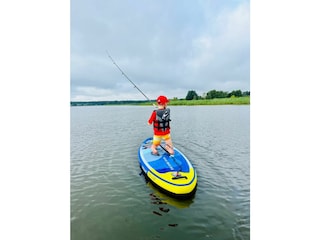 SUP und Angeln vom Haus aus!aus!