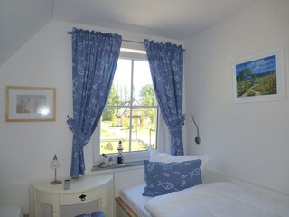 Schlafzimmer mit 2 Einzelbetten