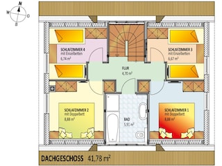 Ferienhaus Glowe Grundriss 22