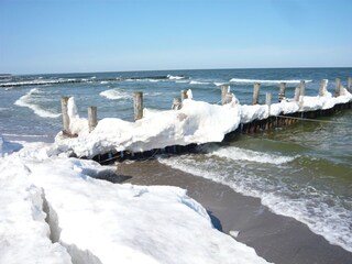 Strand im Winter