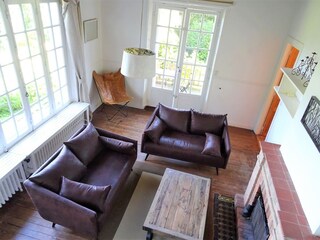 Living room - view from stairway.