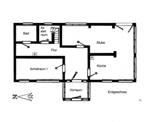 Vakantiehuis Marienhafe Grondplan 26