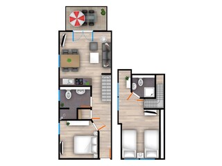 Ferienwohnung Duhnen Grundriss 17