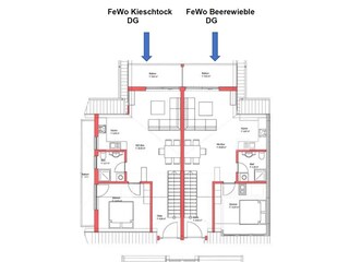 Appartamento per vacanze Unterkirnach Pianta del piano 22