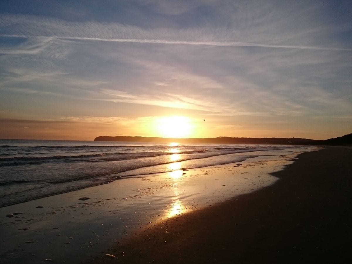 Sonnenuntergang am Meer