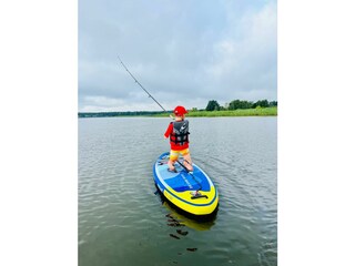 Angeln und Wassersprt vom Haus aus!