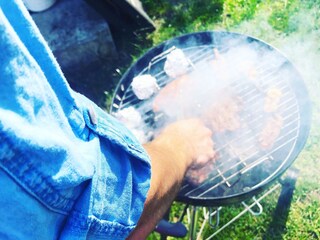 Grillen im Garten