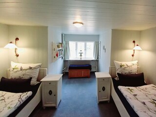 Schlafen im Giebelzimmer