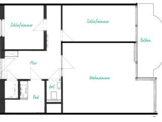 Appartamento per vacanze Buren Pianta del piano 19