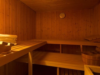 Blick in die Sauna (für max. 4 Personen)