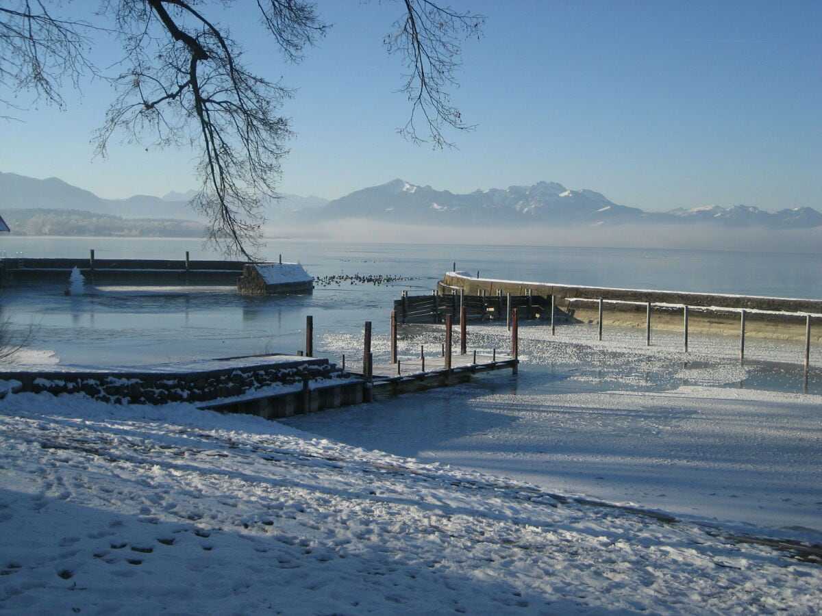 Der Chiemsee im Winter