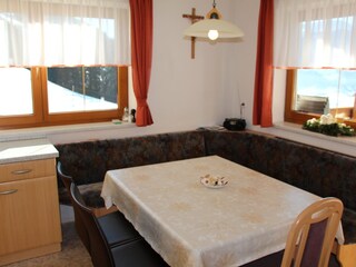 Seating corner in the kitchen