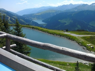 The Gerlos reservoir.