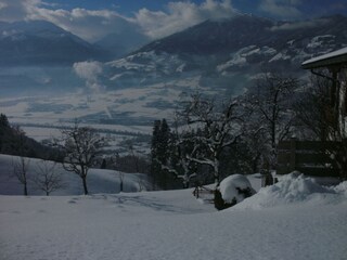 View into the valley from our farm.