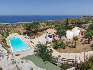View of the private property