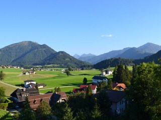 Ausblick von ihrem Garten