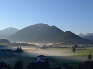Morgenstimmung, Blick von ihrem Appartement