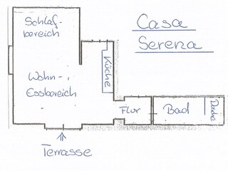 Vakantieappartement Caldana Grondplan 41